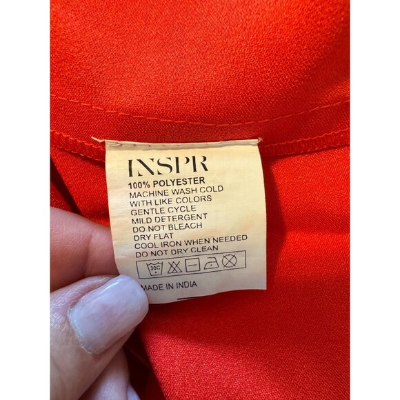 Inspir NY By Tezza Size Medium Satin Back Crepe Mini Dress Fiesta NWT Inspired $ - Picture 6 of 9